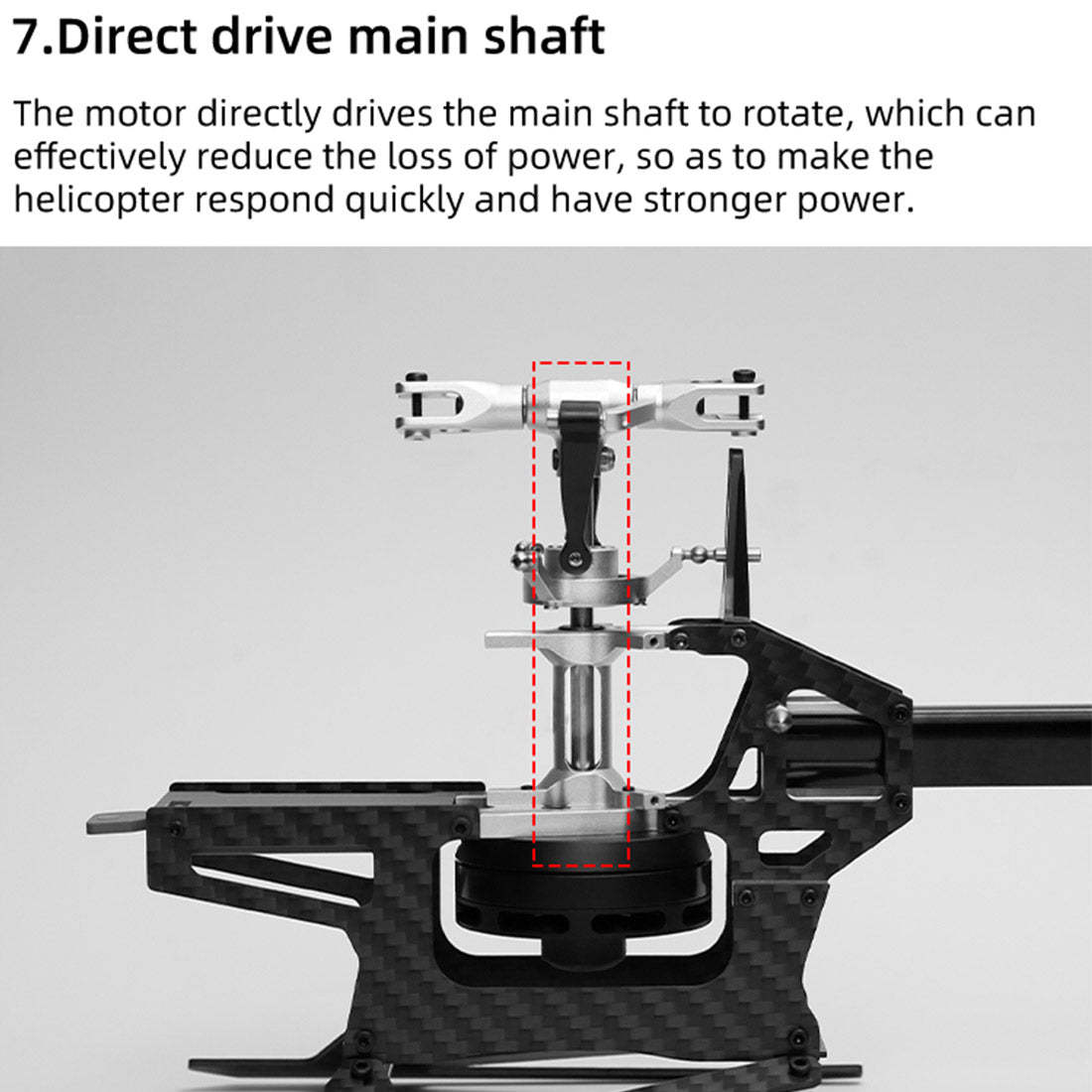 HelloWorld7-2.4G RC 6CH FW200 Aircraft Brushless Direct-driven 3D Aerobatic RC Helicopter Model- RTF version-helloworld7