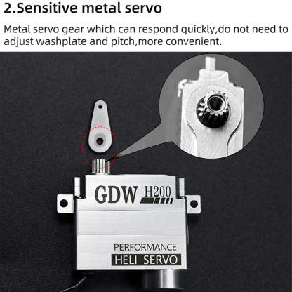 FW200 6CH GPS Direct Drive Brushless 3D RC Helicopter RTF with Optical Flow-helloworld7