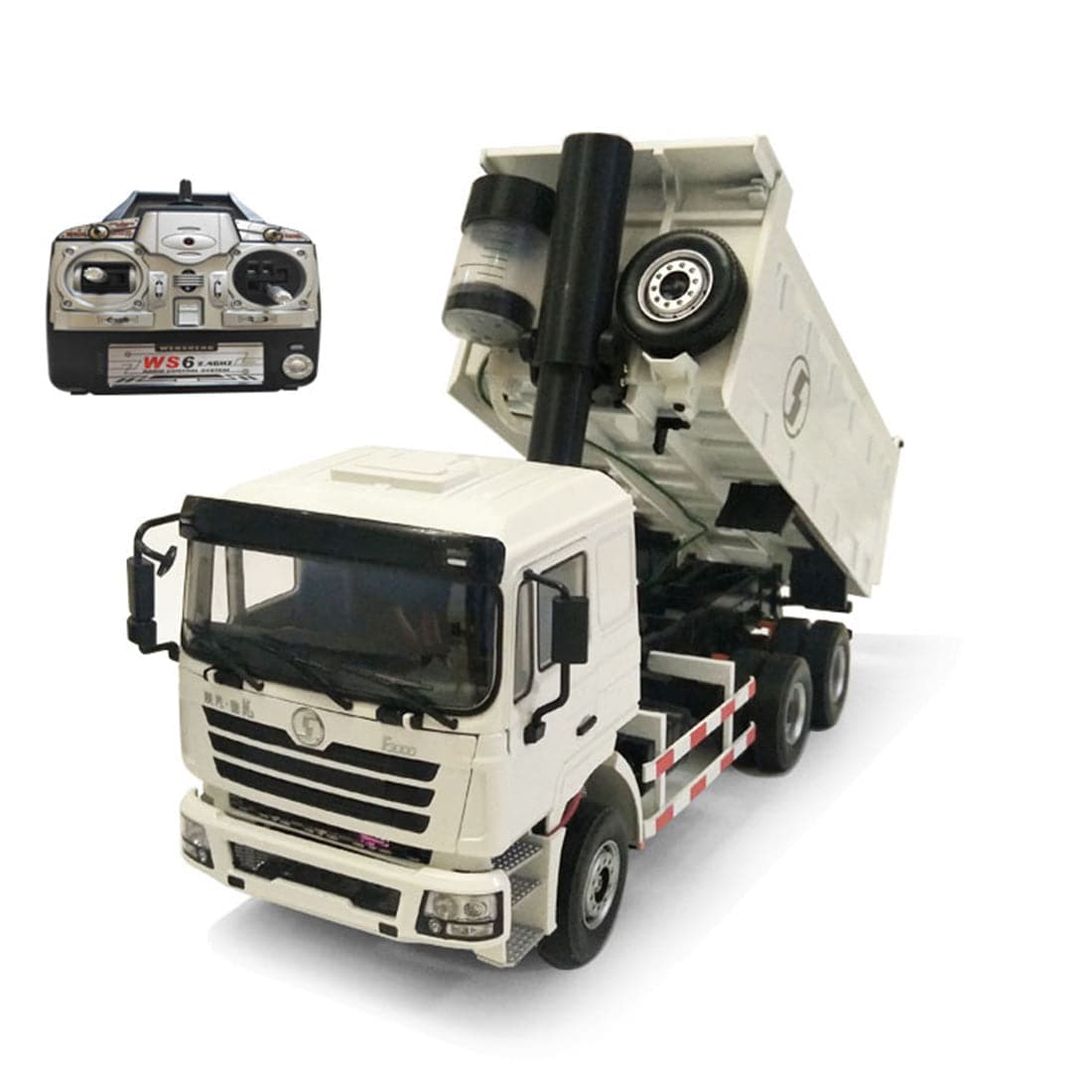 1/24 Scale RC Hydraulic Dump Truck RTR 2-Speed Heavy Hauler with Metal Drivetrain Ready to Run Construction Vehicle