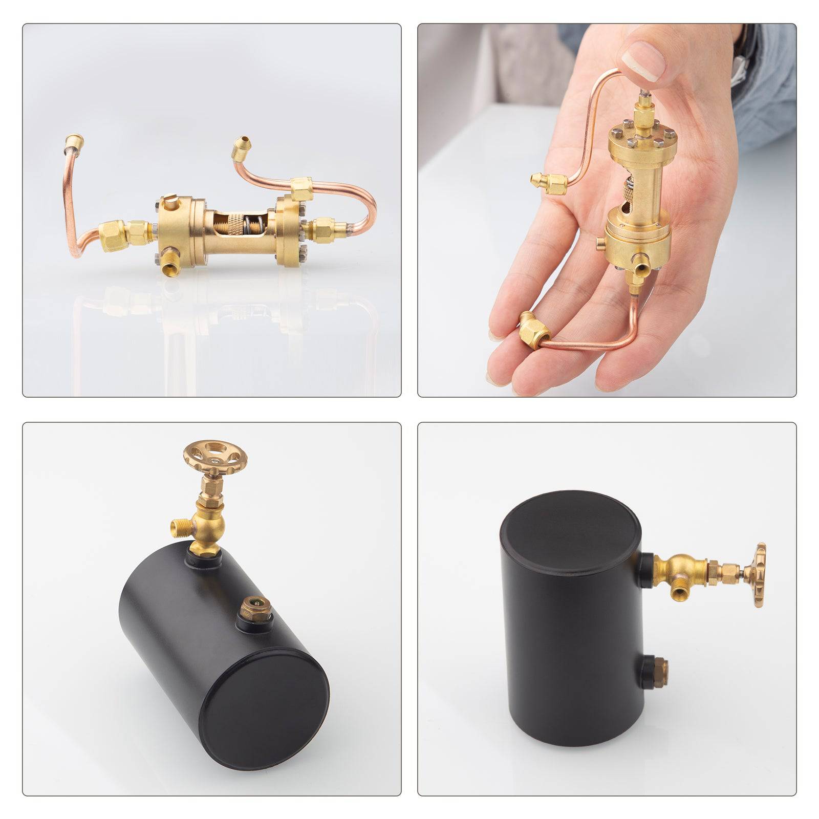 HelloWorld7-230ML Vertical Steam Boiler Model for Ship Marine Steam Engine Model