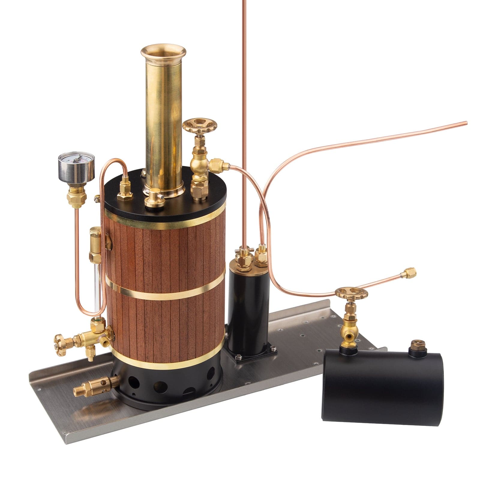 230ml Vertical Brass Steam Boiler Model for RC Marine Engine Ship Models