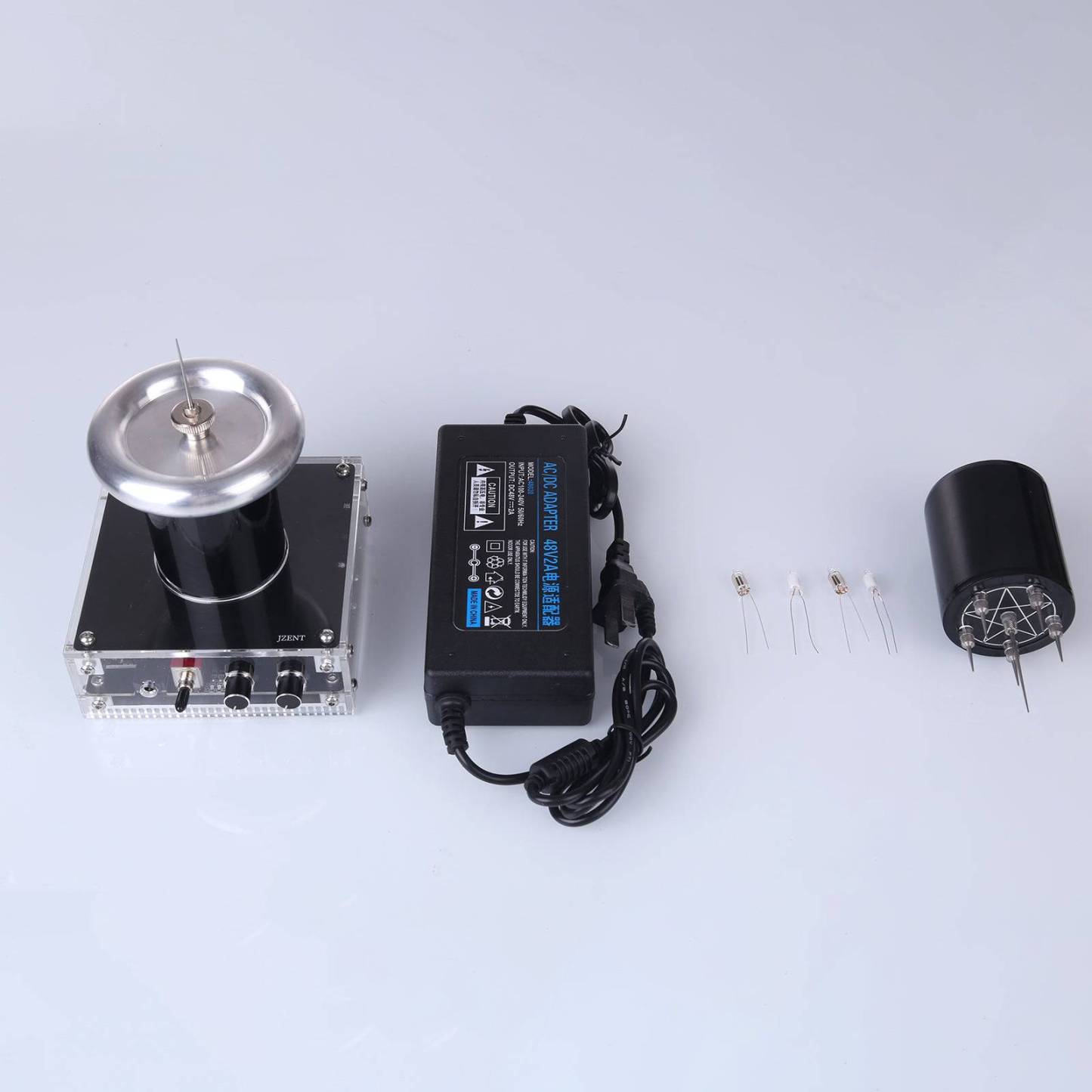 25cm Arc PCB Musical Tesla Coil Bluetooth Plasma Speaker 2-in-1 Touchable Lightning Generator