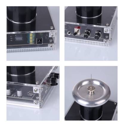 25cm Arc PCB Musical Tesla Coil Bluetooth Plasma Speaker 2-in-1 Touchable Lightning Generator