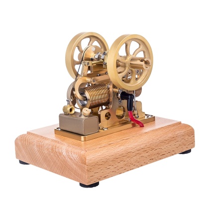 HelloWorld7-M14 1.9cc Mini Atkinson Cycle Differential Opposed Piston 4 Stroke Gas ICE Engine