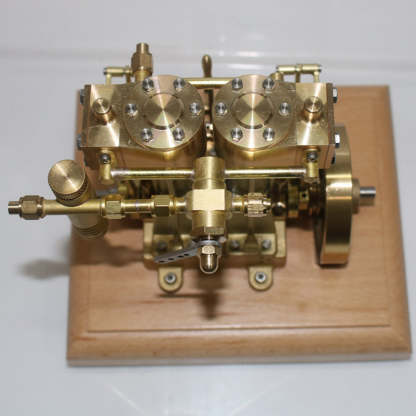 HelloWorld7-Two Cylinders Double Action Hobby Steam Engine Live Steam