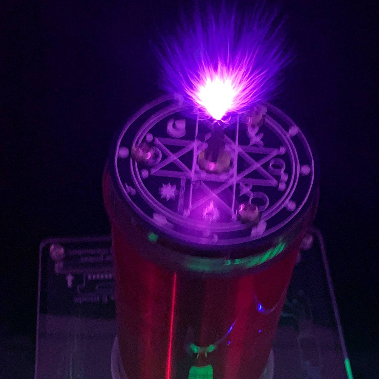 HelloWorld7-32v DC Bluetooth Square Wave Musical Tesla Coil with 20cm Arc