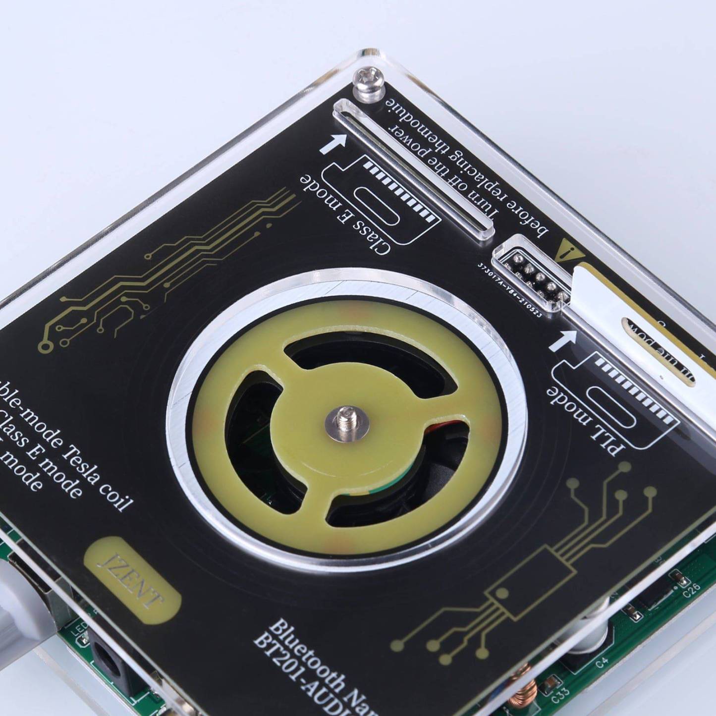 HelloWorld7-32v DC Bluetooth Square Wave Musical Tesla Coil with 20cm Arc