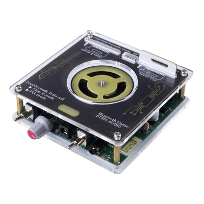 HelloWorld7-32v DC Bluetooth Square Wave Musical Tesla Coil with 20cm Arc