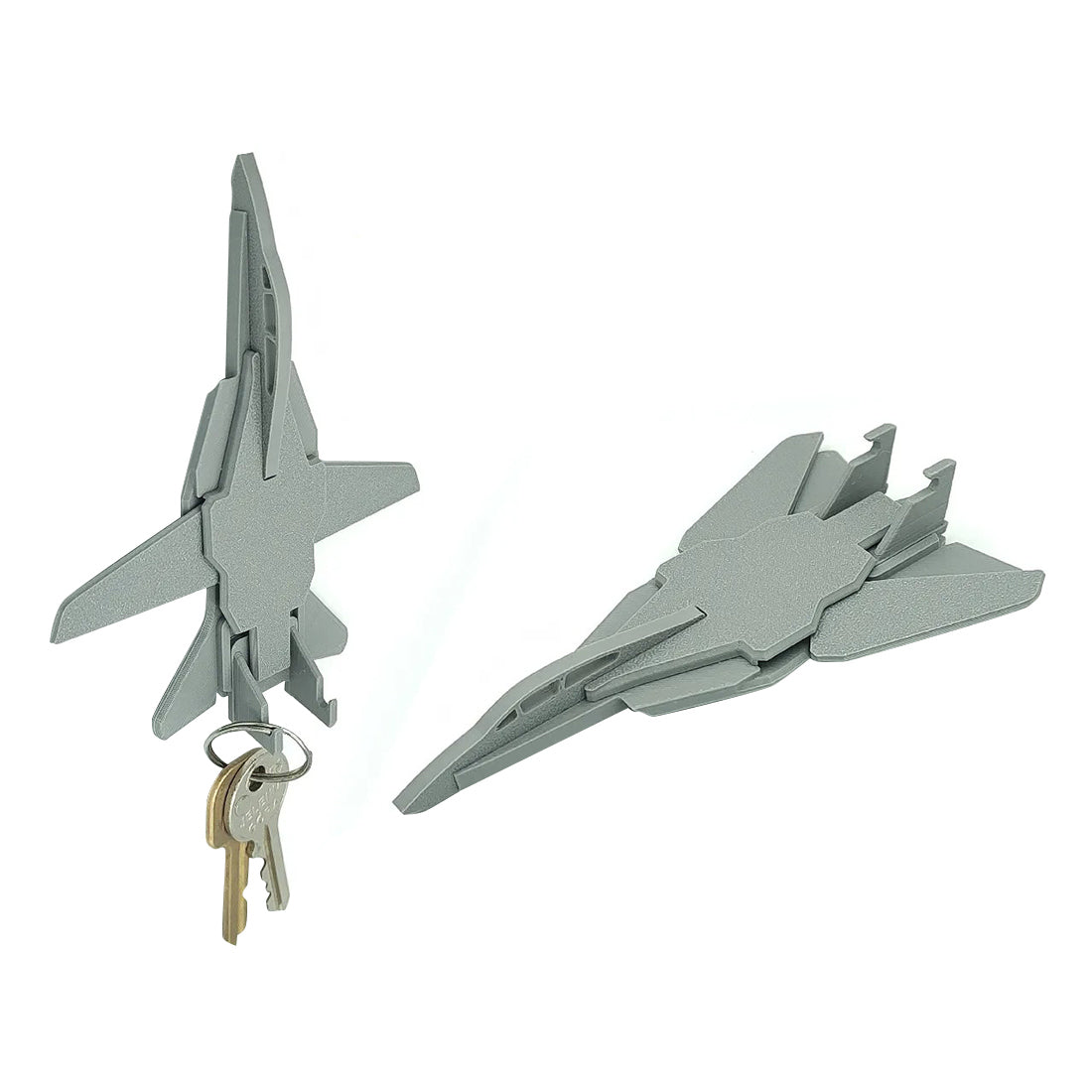 HelloWorld7-3D Printed F14 Fighter Jet Airplane Key Holder for Aviation Lover
