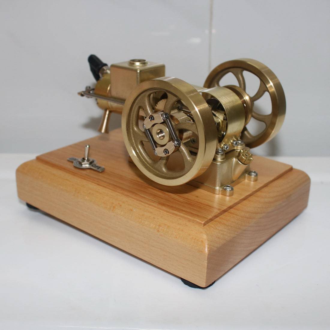 M17 Water Cooled Hit and Miss Engine Model 1.6cc Mini 4 Stroke Gasoline Motor with Speed Governor-helloworld7