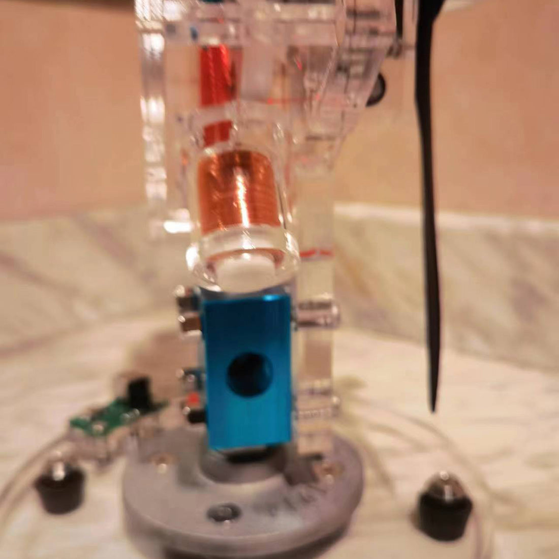 HelloWorld7-5 Cylinder Electromagnetic Radial Solenoid Engine Model