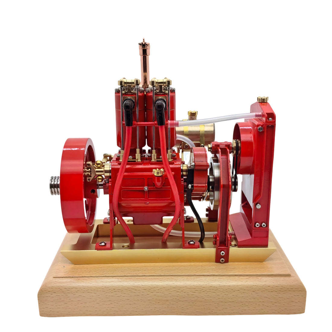 HelloWorld7-H74 5cc 4-Stroke 2-Cylinder Water Cooled Gasoline Internal Combustion Engine Model