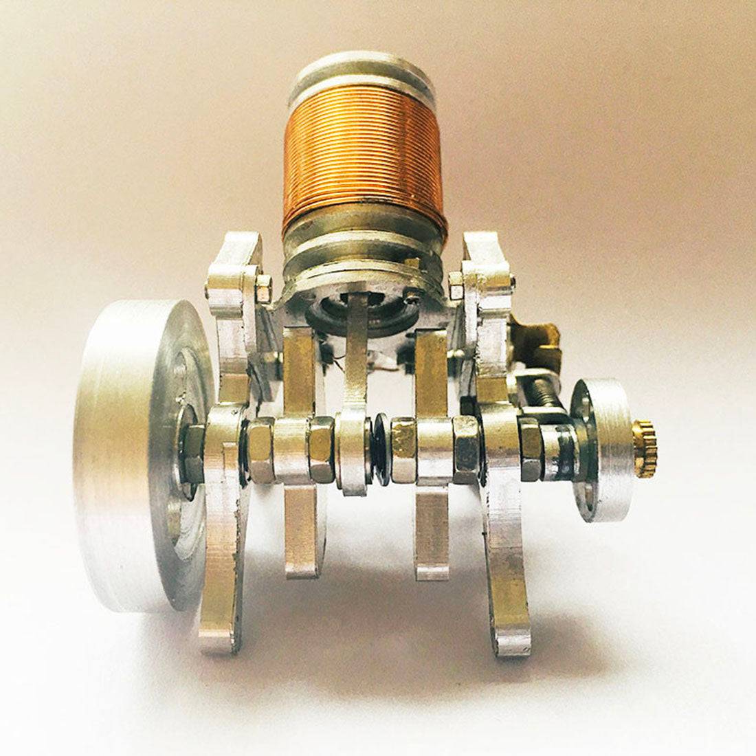 HelloWorld7-6-12V Single Cylinder Electromagnetic Solenoid Valve Engine Model