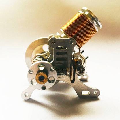 HelloWorld7-6-12V Single Cylinder Electromagnetic Solenoid Valve Engine Model