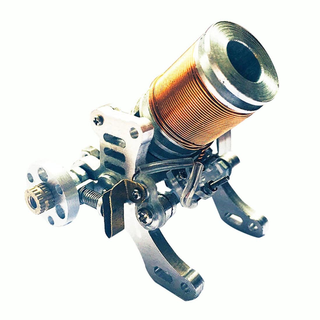 HelloWorld7-6-12V Single Cylinder Electromagnetic Solenoid Valve Engine Model