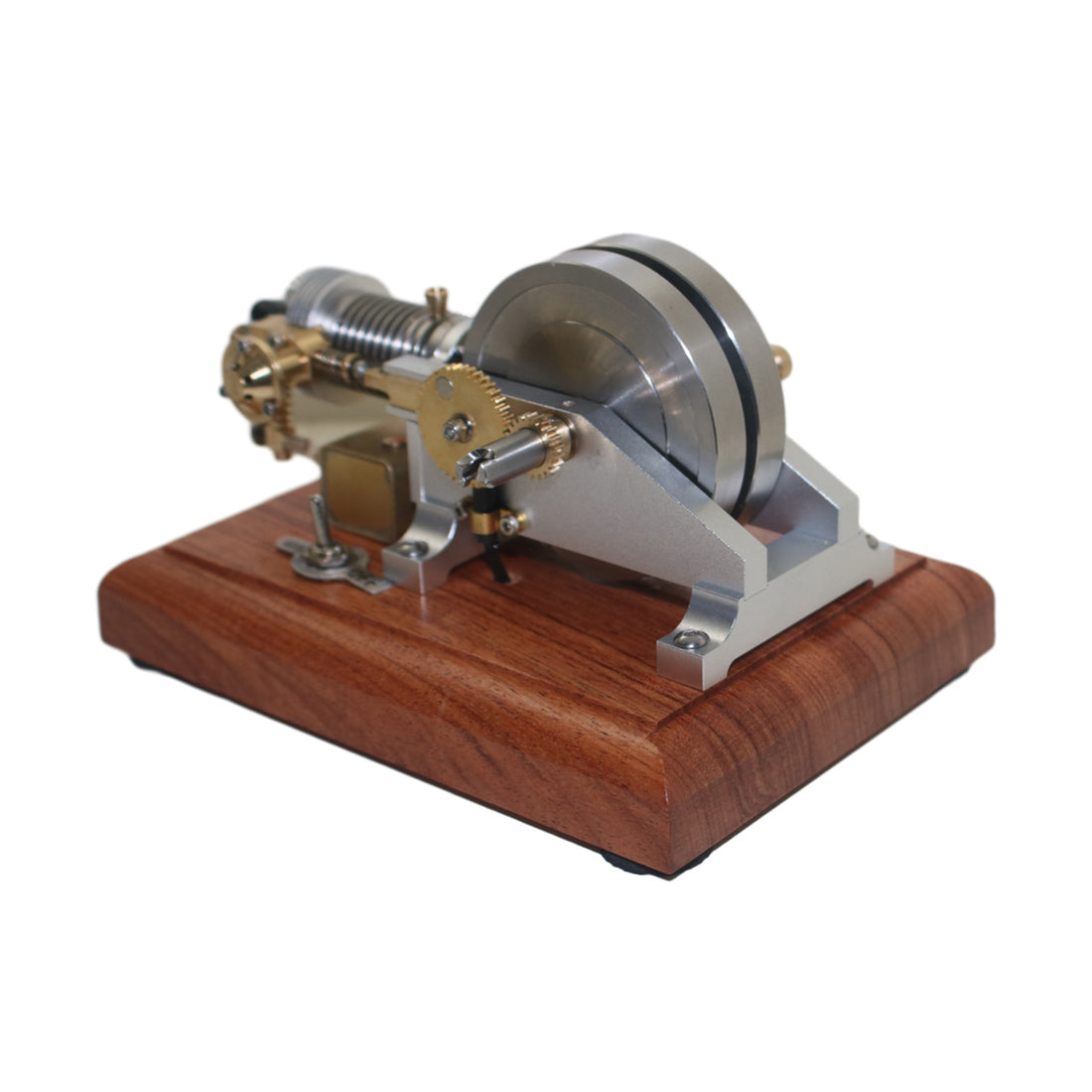 HelloWorld7-4 Cycle Odd Ball Miniature Hit and Miss Gas Engine Model Air-Cooled M96