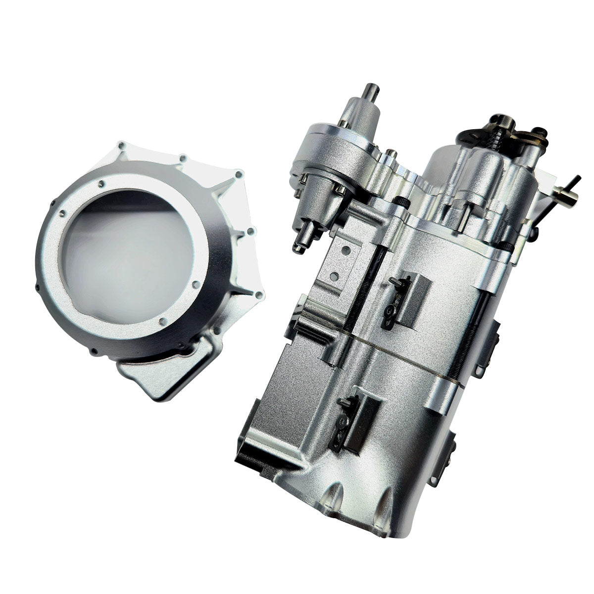 HelloWorld7-6-Speed Transmission with High/Low Range for CISON V8 Engine Model Kits