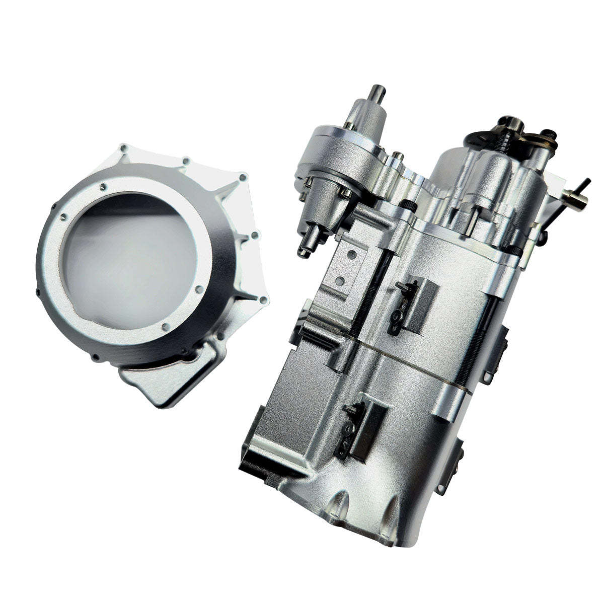 HelloWorld7-6-Speed Transmission with High/Low Range for CISON V8 Engine Model Kits