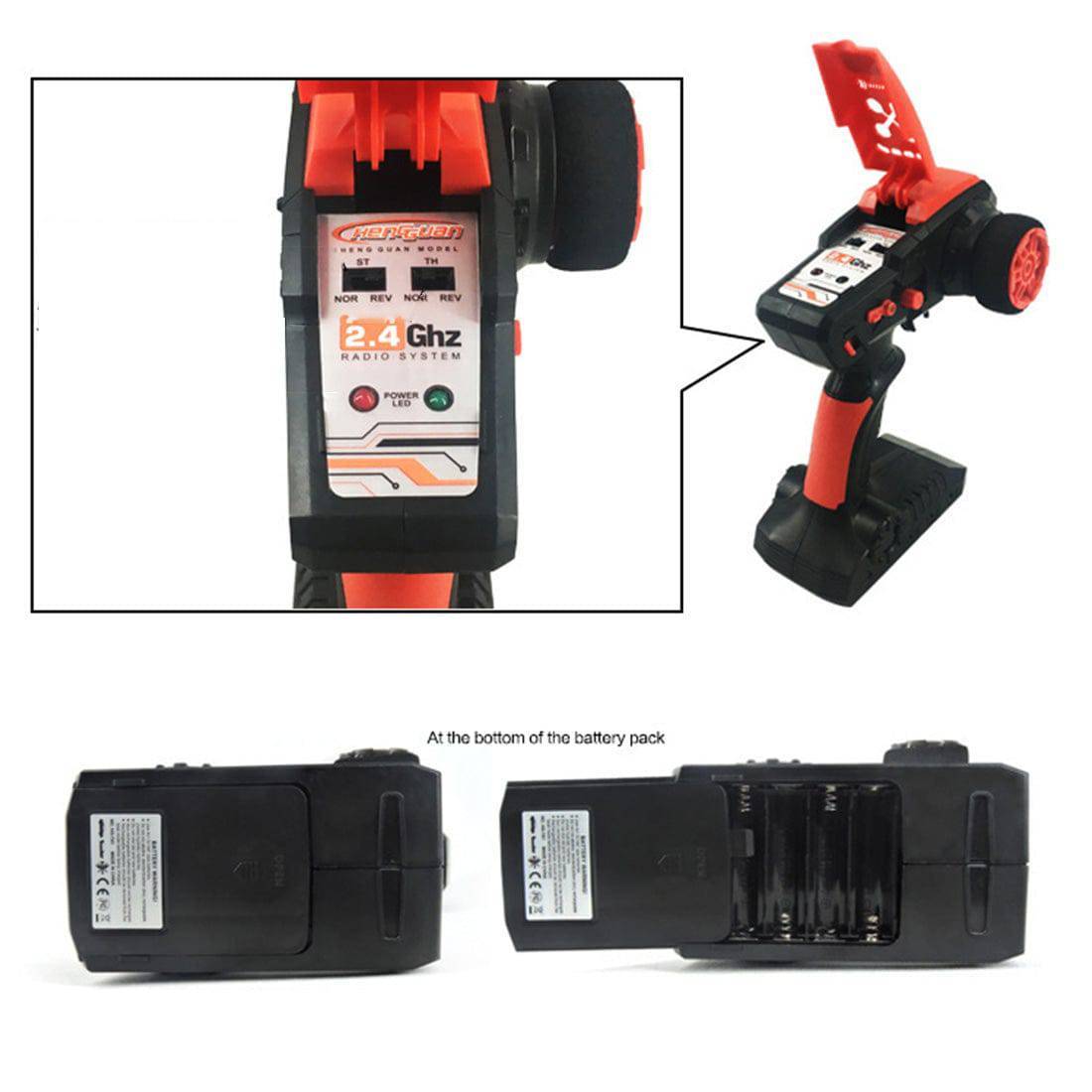 HelloWorld7-HG-104 1/10 Scale 4WD RC Rock Racer Off-Road Truck RTR All-Terrain Climbing Car