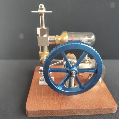 Adjustable Speed Stirling Engine Model Vertical Flywheel Physics Science Experiment Toy