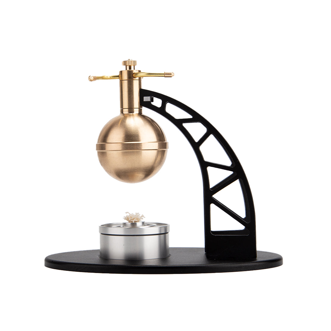 HelloWorld7-Aeolipile Hero's Steam Engine Bladeless Radial Steam Turbine Model Building Kits