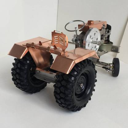 Alcohol Powered Mini Tractor Stirling Engine Model Metal Mechanical Physics Experiment Toy