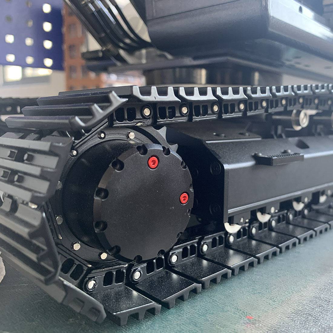 1/14 Scale RC Hydraulic Excavator Heavy Duty All Metal 10CH Construction Model with Brushless Planetary Drive Blue-helloworld7