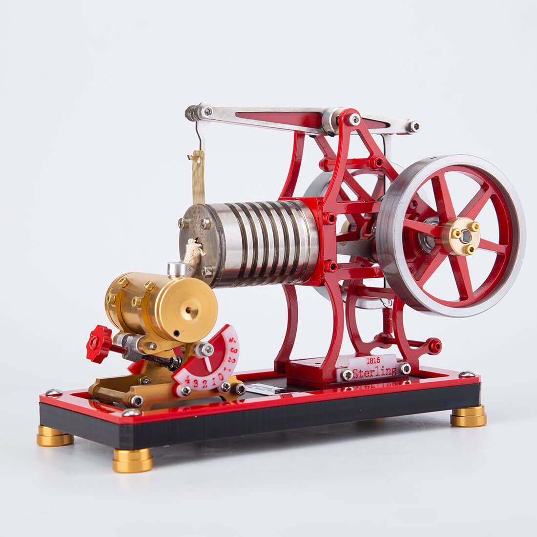 HelloWorld7-RETROL Beam Engine Flame Eater Vacuum Engine External Combustion Engine Model