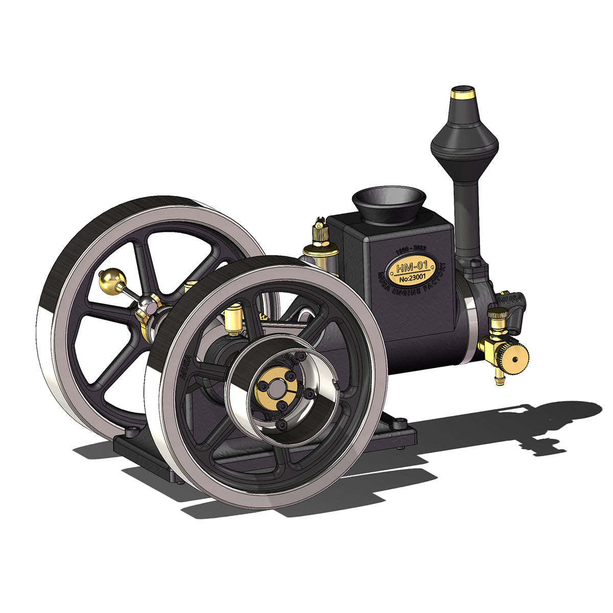 HelloWorld7-RETROL HM-01 7cc Model Hit and Miss 4-stroke Horizontal Internal Combustion Engine