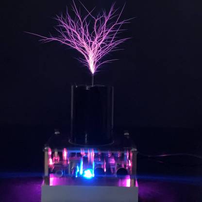 32V Bluetooth Musical Tesla Coil Plasma Speaker Square Wave Generator 20cm Arc Touch Lightning