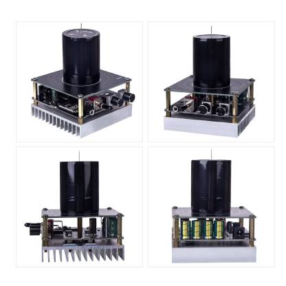 32V Bluetooth Musical Tesla Coil Plasma Speaker Square Wave Generator 20cm Arc Touch Lightning