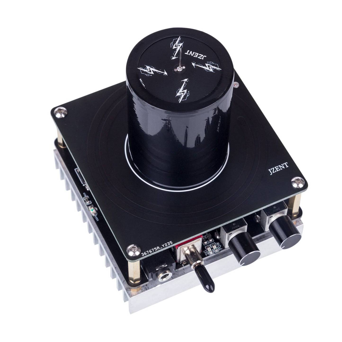32V Bluetooth Musical Tesla Coil Plasma Speaker Square Wave Generator 20cm Arc Touch Lightning