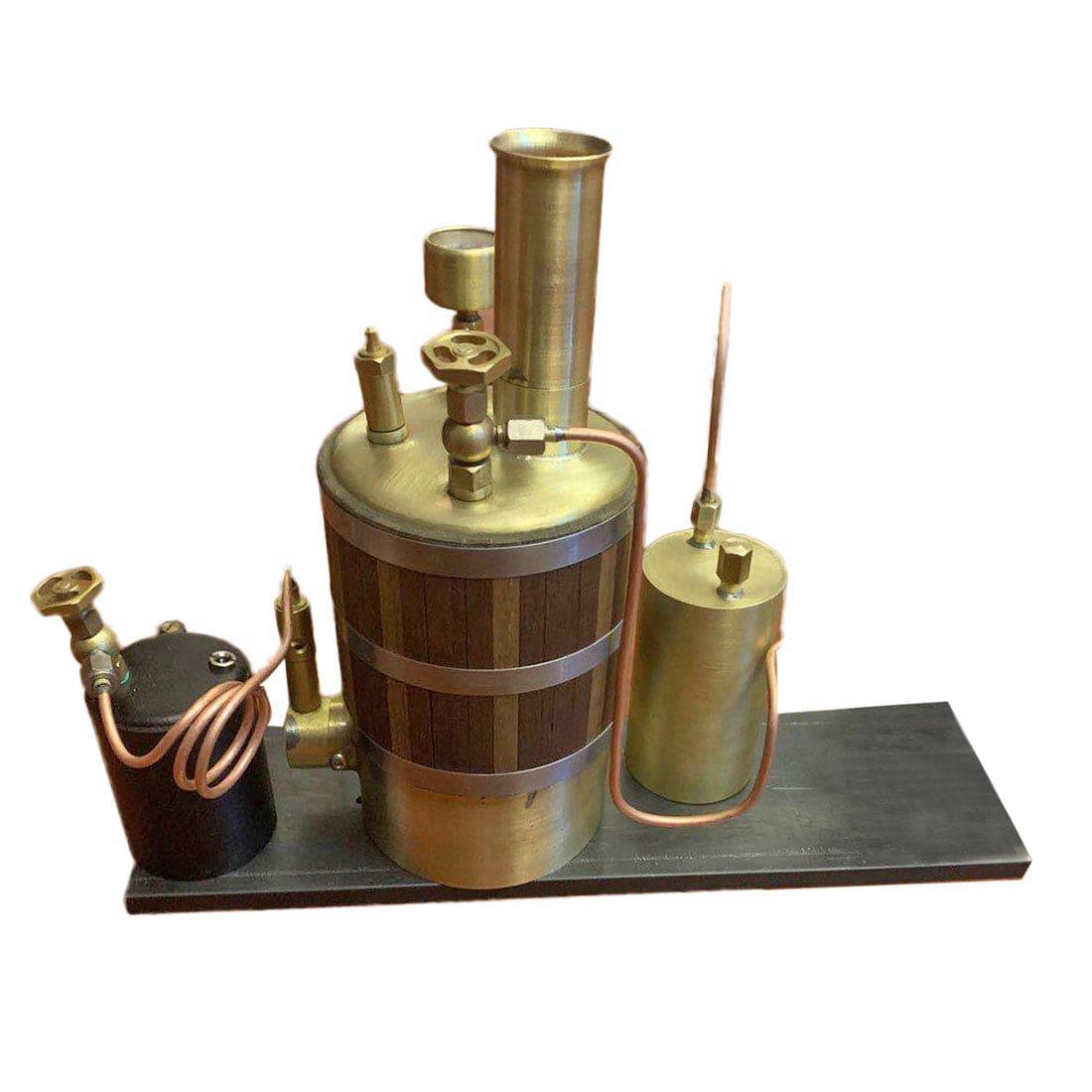 HelloWorld7-boiler Kit without Steam Engine for 2 Cylinders Mini Compound Steam Engine