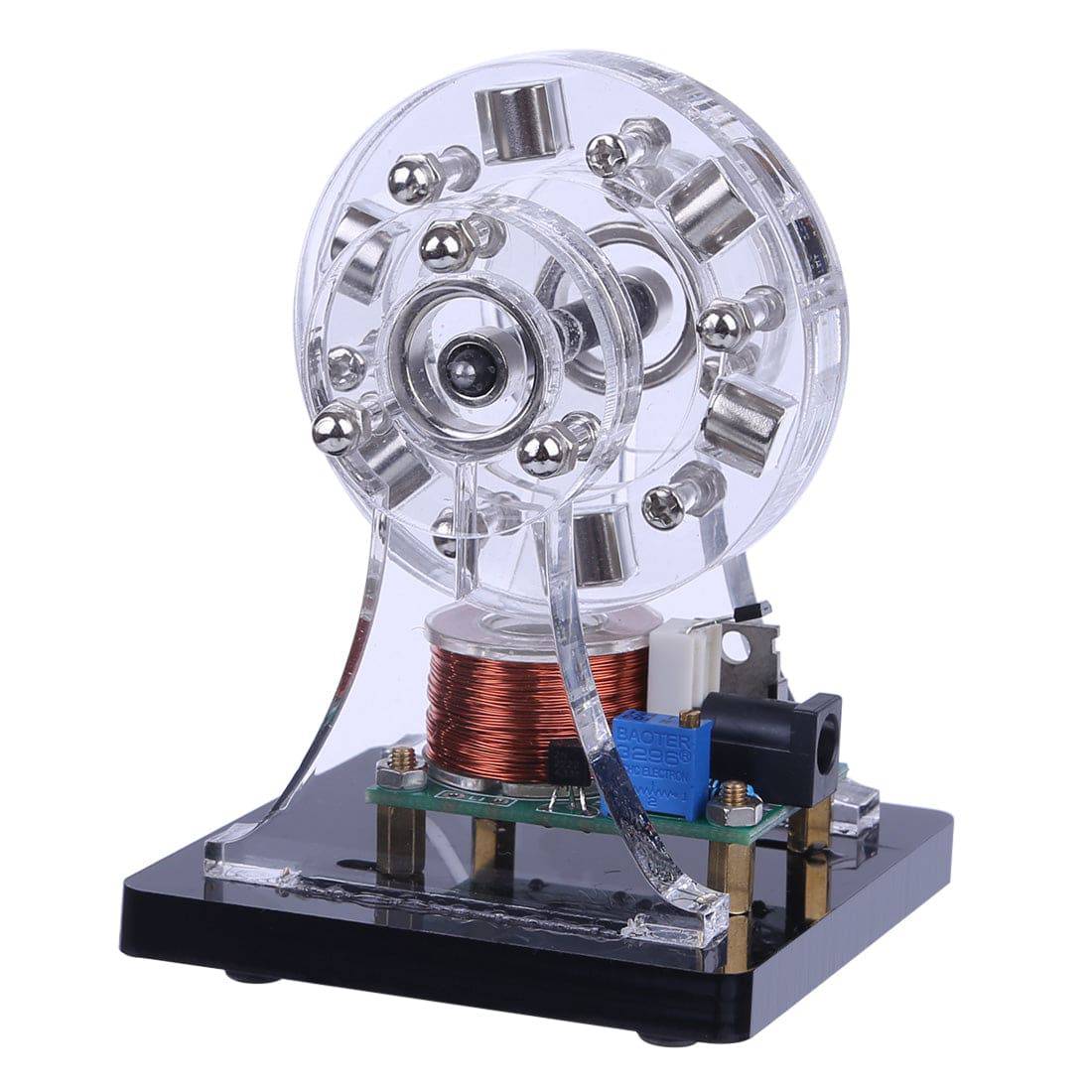 Brushless Magnetic Levitation Hall Motor Model Science Physics Desk Toy with LED