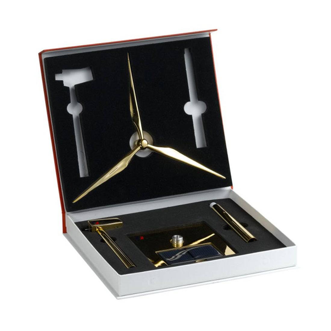 HelloWorld7-Build Your Own Golden Windmill DIY Metal Kits Free Energy