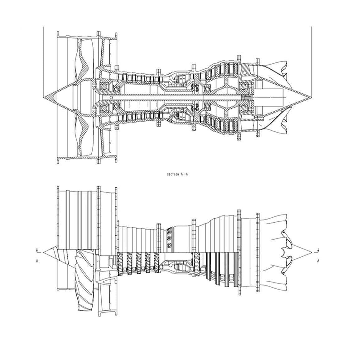 HelloWorld7-Building a 1/20 Working Jet Turbofan Engine Model Kit Silver