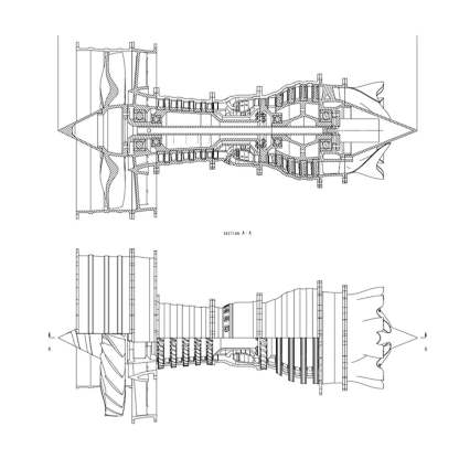 HelloWorld7-Building a 1/20 Working Jet Turbofan Engine Model Kit Silver