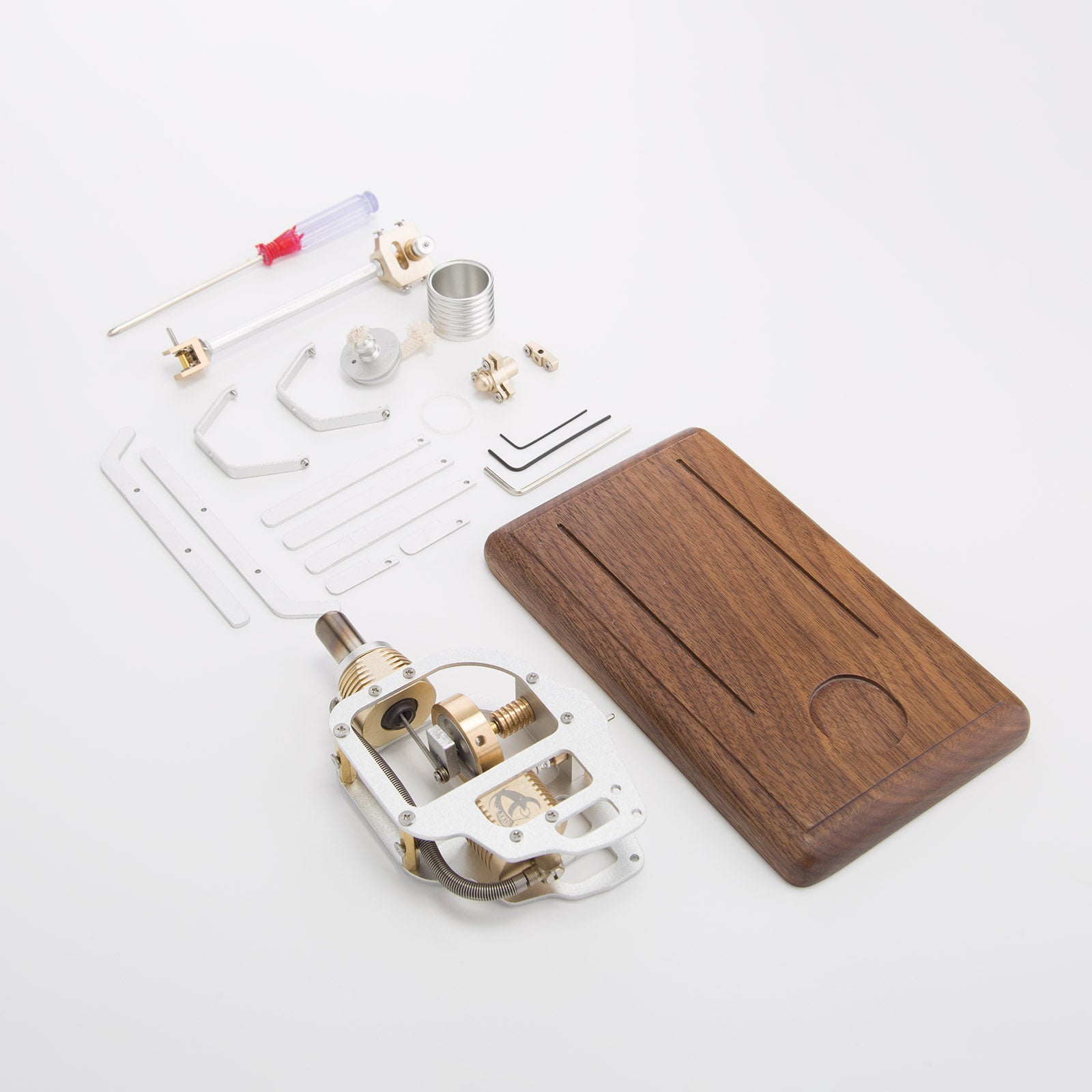 HelloWorld7-Building a Mini Stirling Helicopter Assembly DIY Kits STEM Model