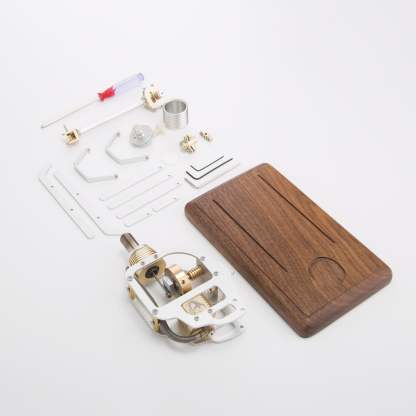 HelloWorld7-Building a Mini Stirling Helicopter Assembly DIY Kits STEM Model