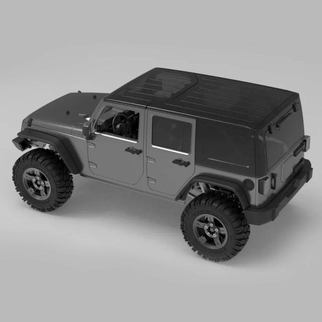 CAPO CUB2 1/18 Scale Full Metal 4WD RC Crawler Kit with 2-Speed Gearbox