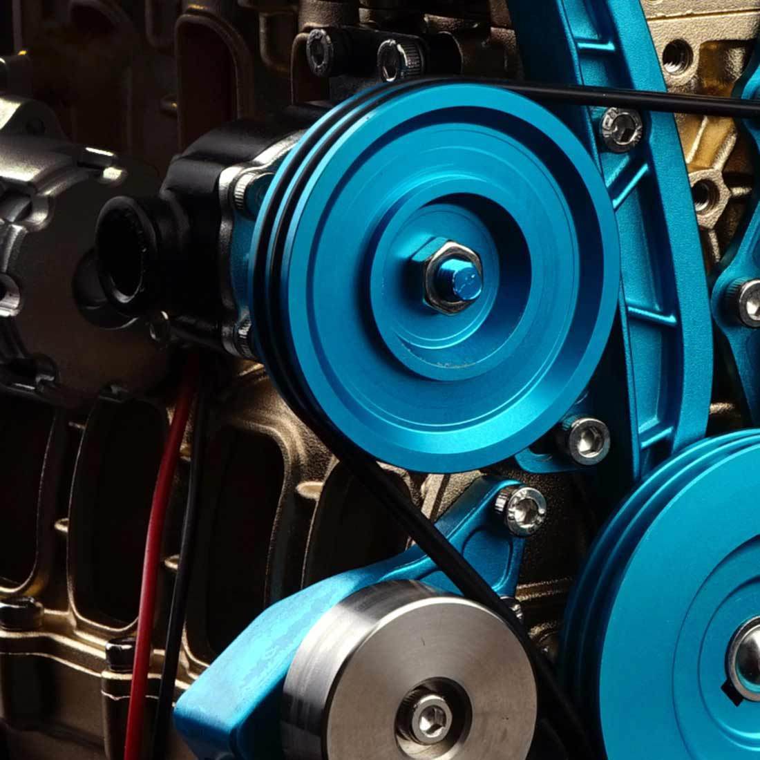 Full Metal V4 Car Engine Assembly Kit Electric DIY Model Gift-helloworld7