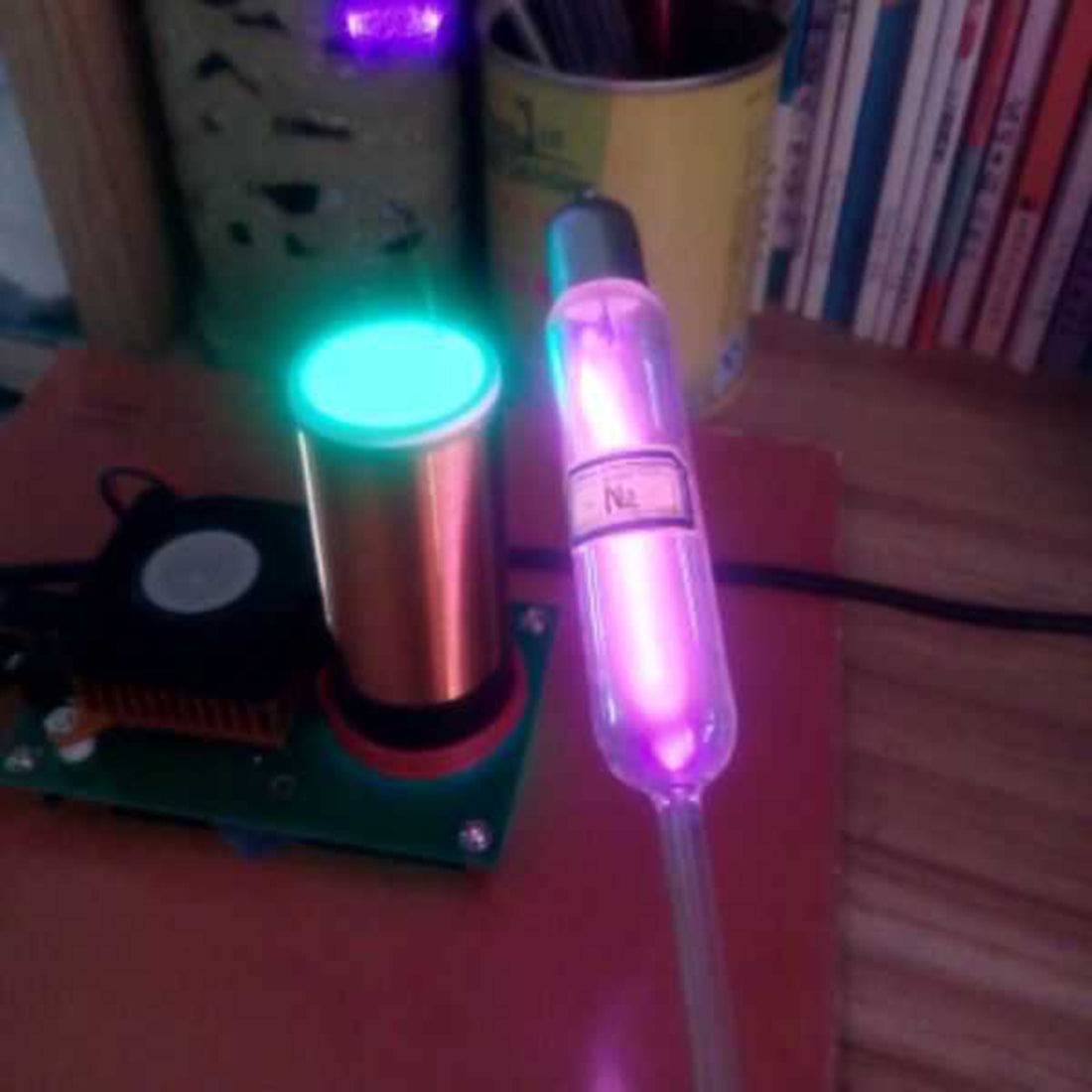 Mini Musical Tesla Coil Plasma Speaker Kit Wireless Transmission Science Experiment Toy-helloworld7