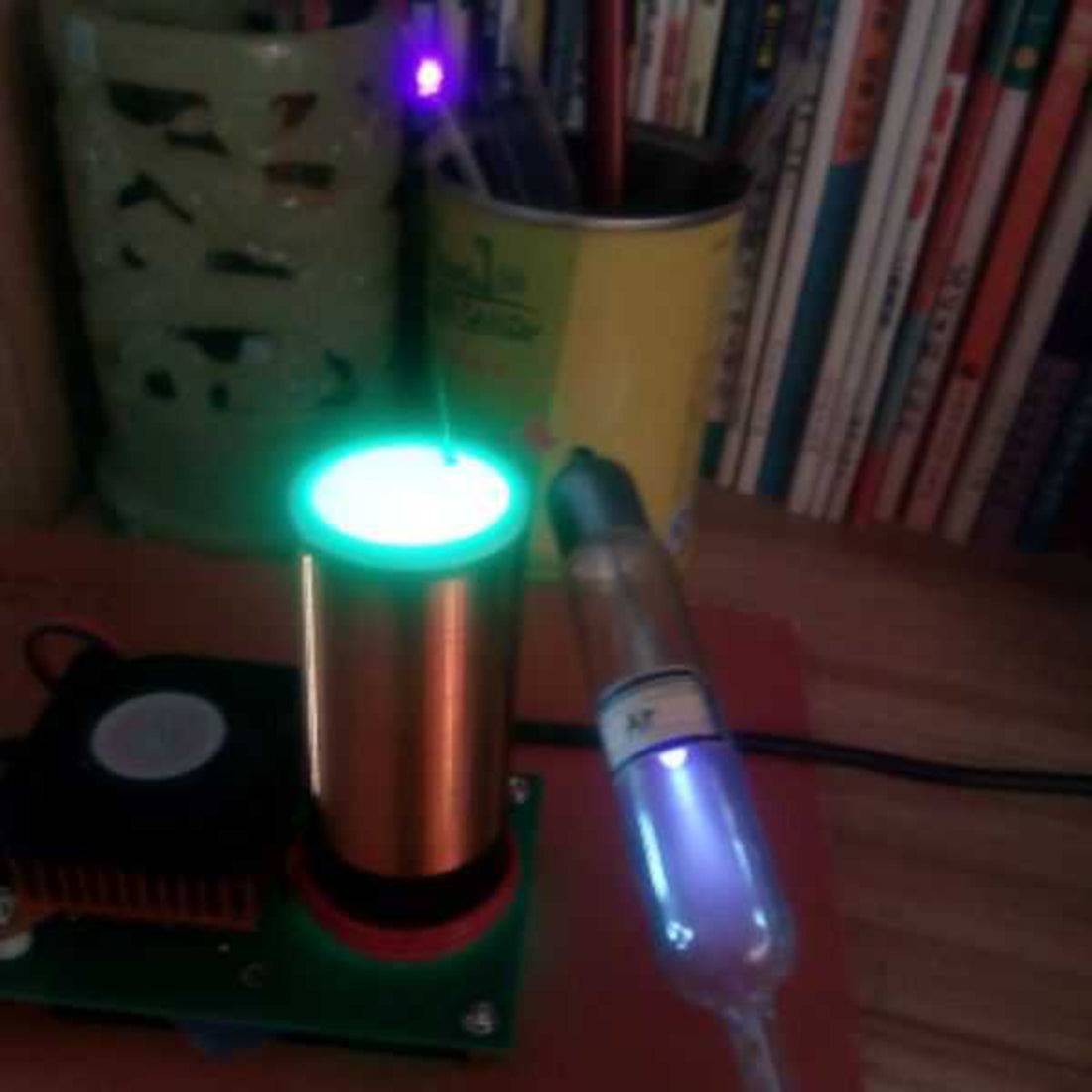 Mini Musical Tesla Coil Plasma Speaker Kit Wireless Transmission Science Experiment Toy-helloworld7