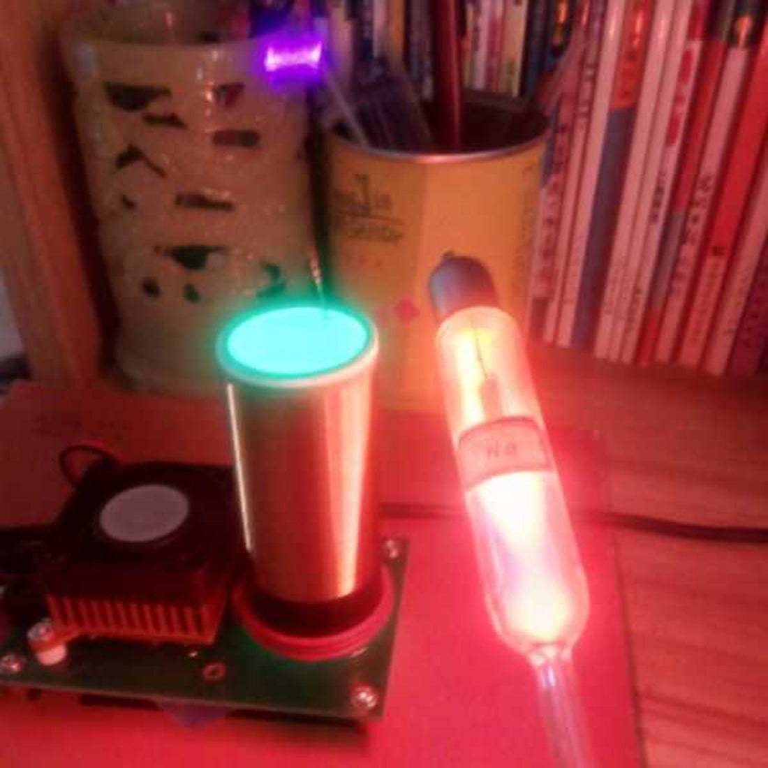 Mini Musical Tesla Coil Plasma Speaker Kit Wireless Transmission Science Experiment Toy-helloworld7
