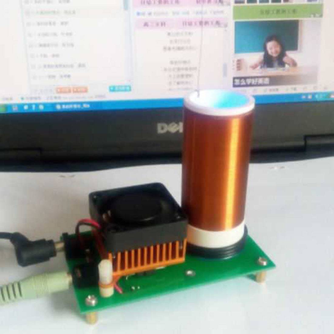 Mini Musical Tesla Coil Plasma Speaker Kit Wireless Transmission Science Experiment Toy-helloworld7