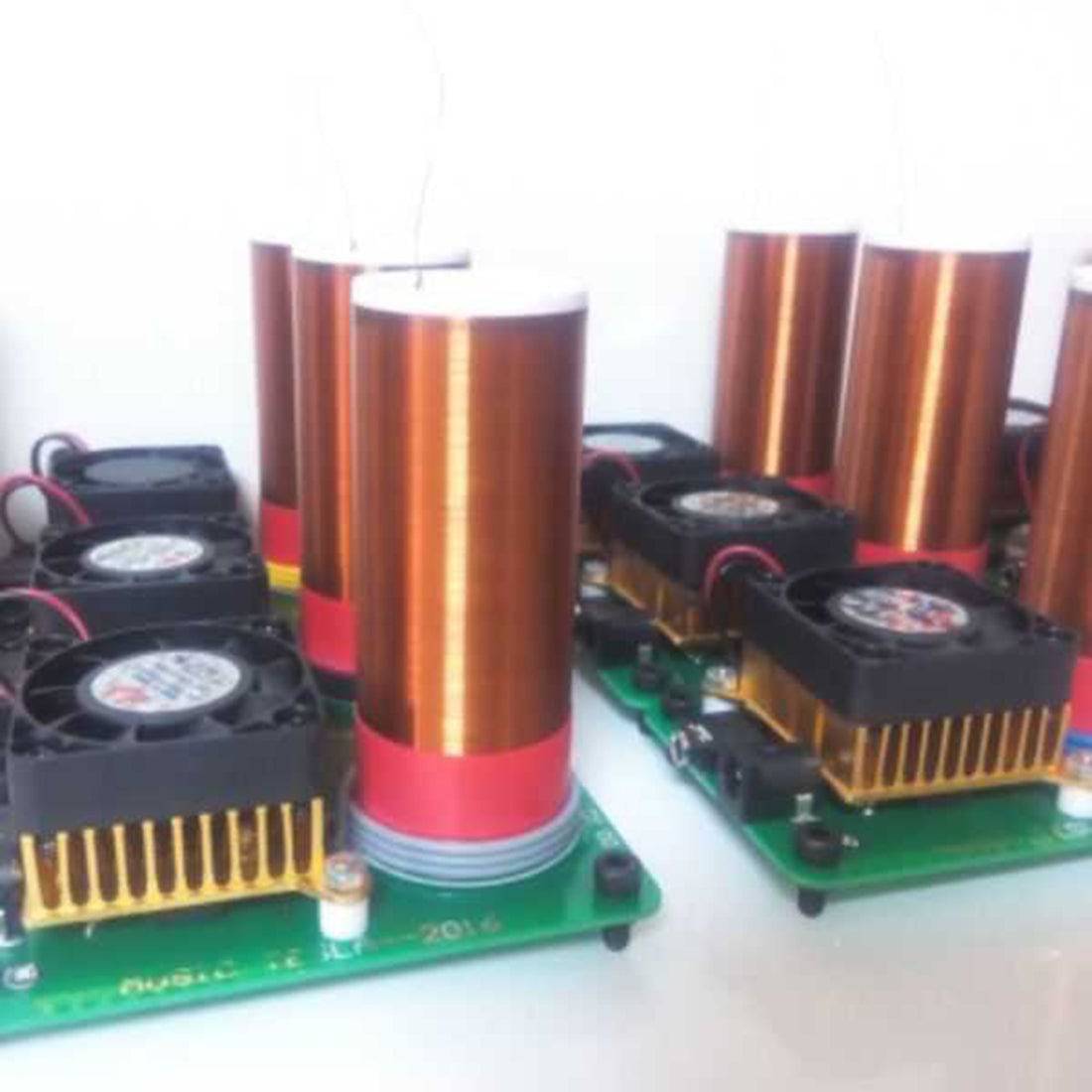 Mini Musical Tesla Coil Plasma Speaker Kit Wireless Transmission Science Experiment Toy-helloworld7