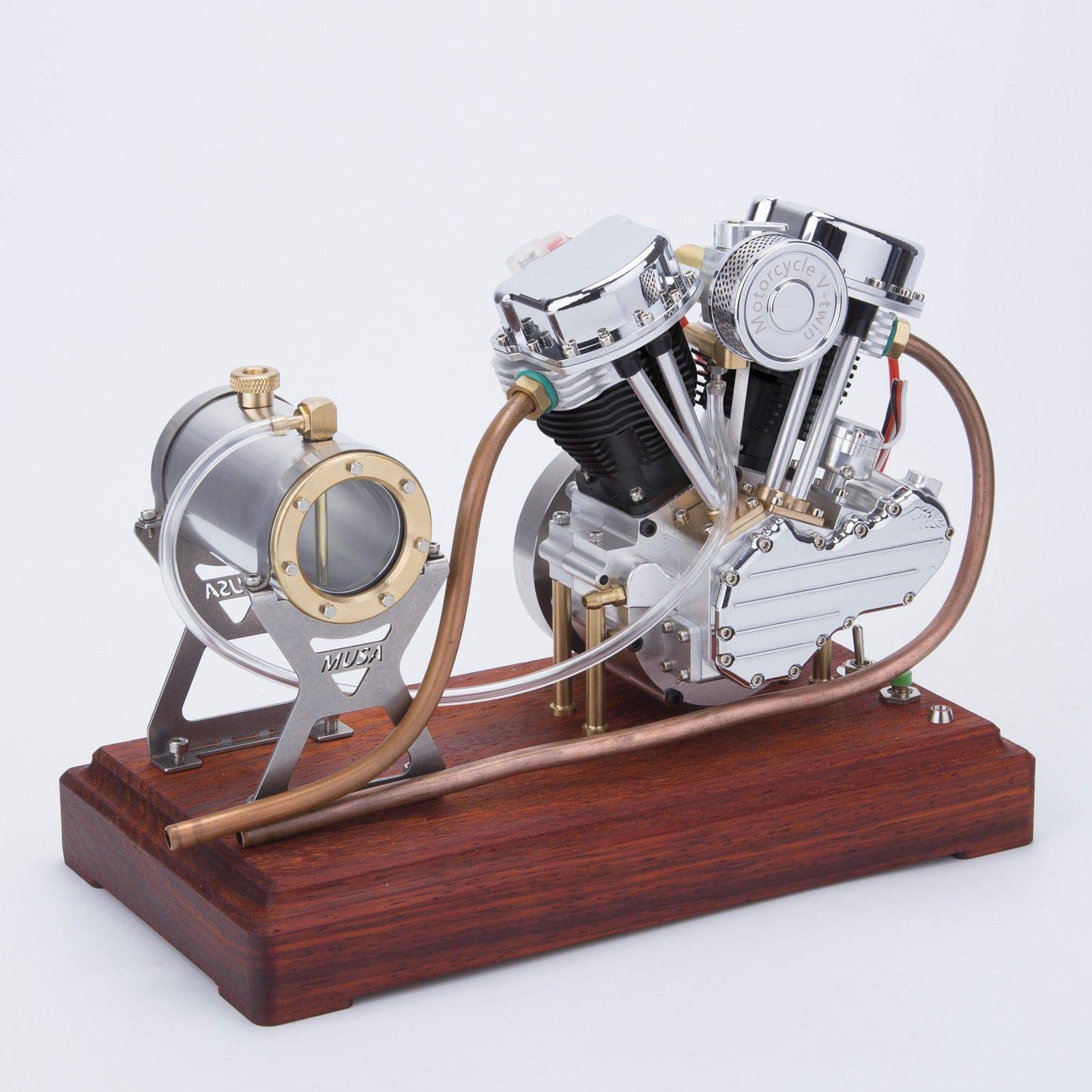 CISON FG-VT9 9cc V-Twin 4 Stroke Air Cooled Gasoline Engine Model for RC Cars Black-helloworld7