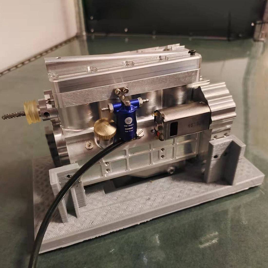 HelloWorld7-CISON FL4-175 Flathead Inline 4 Cylinder Four Stroke 9,000rpm RC Water-cooled Gasoline Engine 17.5cc-helloworld7