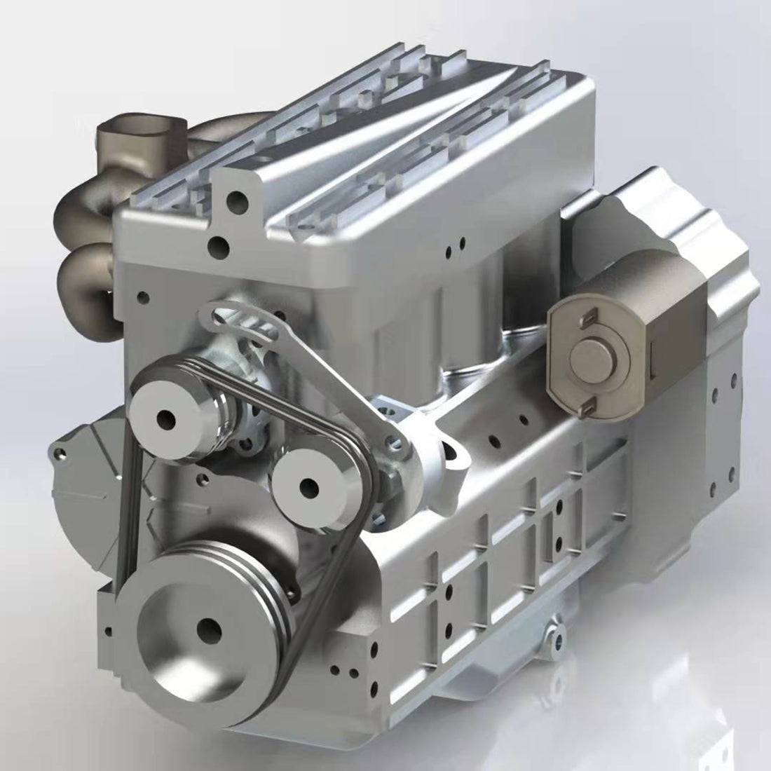 CISON FL4-175 17.5cc Flathead Inline 4 Cylinder 4 Stroke Gasoline Engine Model-helloworld7