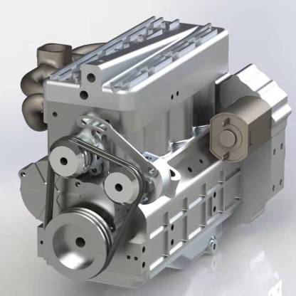 CISON FL4-175 17.5cc Flathead Inline 4 Cylinder 4 Stroke Gasoline Engine Model-helloworld7